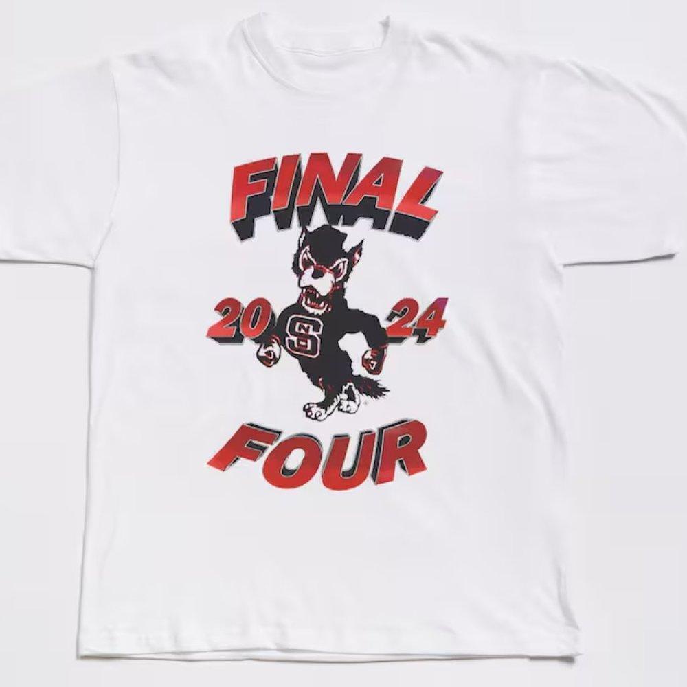 NC State Final Four 2024 College Basketball Limited Fan Apparel T-Shirt